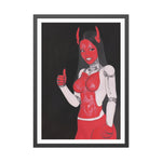 She Who Serves The System • Framed Print