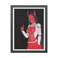 She Who Serves The System • Framed Print