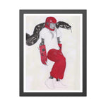 {K}eep Ya Distance! • Framed Print